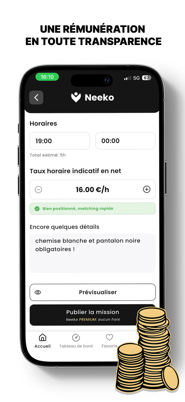 Une rémunération en toute transparence